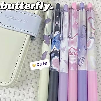 m.♡ Amazon.com: MOZXIRZ 6 Pcs Gel Ink Pens Retractable Pens Cute